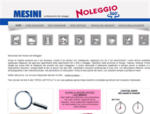 Tablet Screenshot of mesini.it